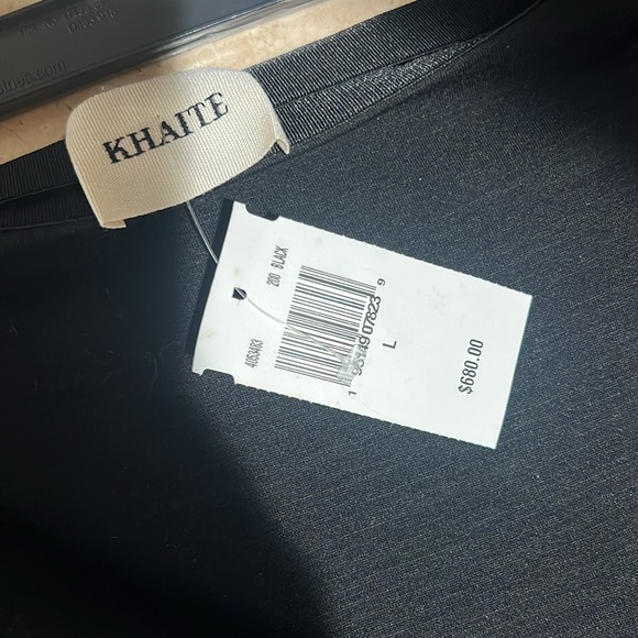 KHAITE black midi skirt BRAND NEW with tags - Picture 2 of 2